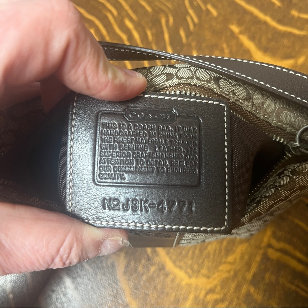 Coach Y2K Mini Phoebe Tan and Brown Signature C Canvas Shoulder Bag - Picture 5 of 11